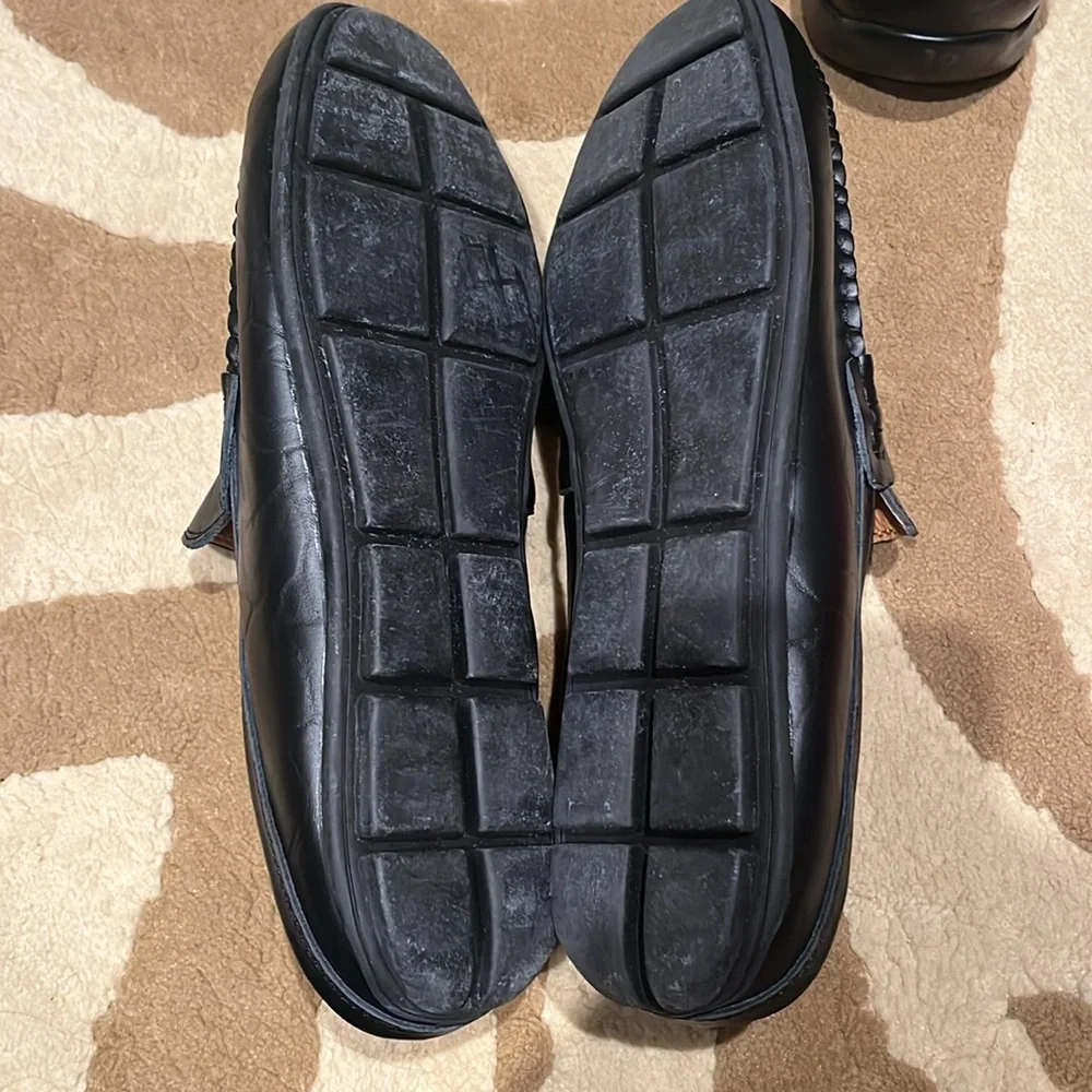 Go Tour Mens Loafers Black Size 10.5 US